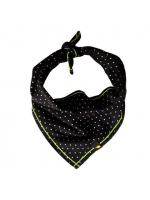 Bandana Bib - Black Neon