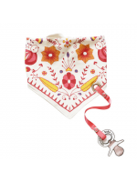 Bandana Bib with pacifier holder - Mexican