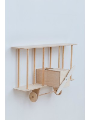 Biplane shelf Dashy wooden